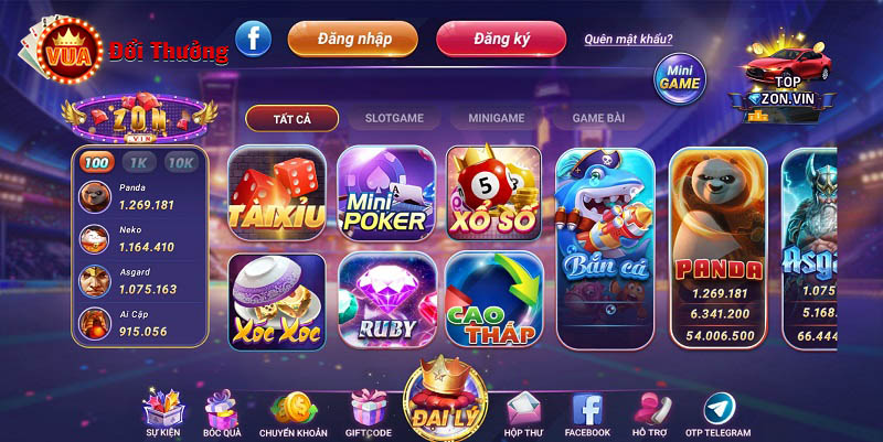 Một cổng game uy tín