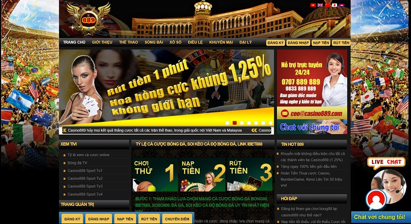 Nhà cái cá cược Casino889 có uy tín hay không?