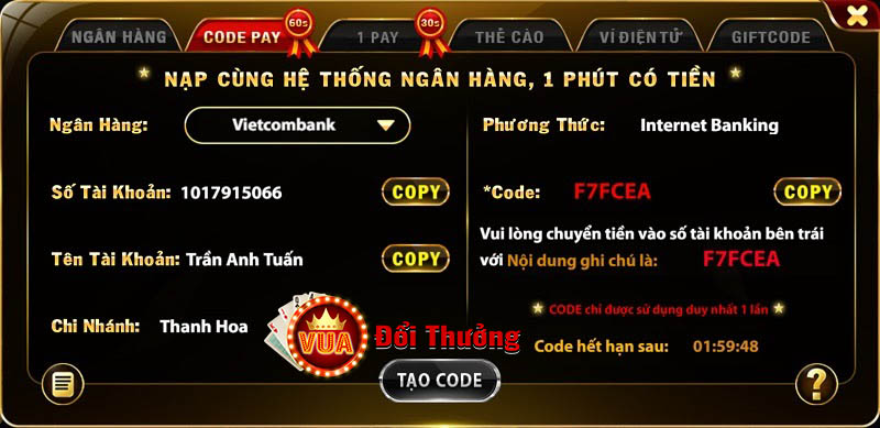 Tỷ lệ đổi thưởng Go88 hấp dẫn